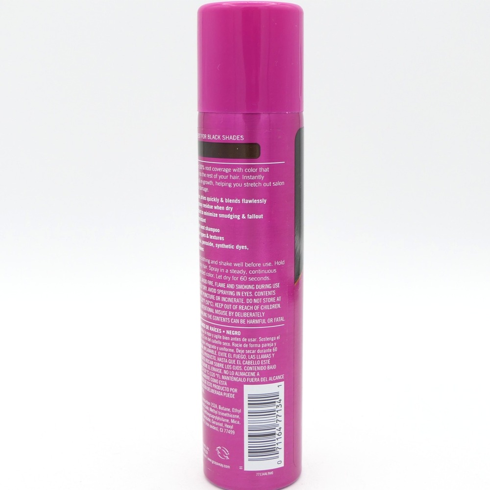 EverPro Gray Away Instant Root Cover Up Black 2.5 oz Temporary Hair Color Spray - Picture 3 of 3